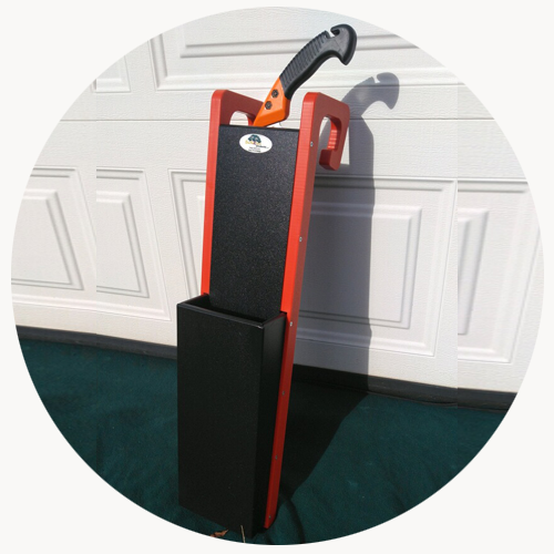 Chainsaw Scabbard with Built in Hand Saw Holder – Red